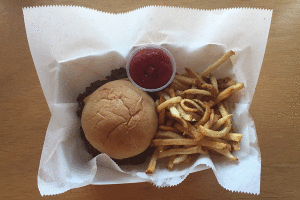 The Snack Attack combo from the Snack Shack on Sante Fe.