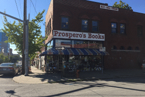 Prospero's Books off of 39th Street in Kansas City, Missouri.