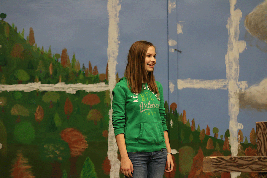 Sophomore Marissa Olin participates in musical despite speaking challenges