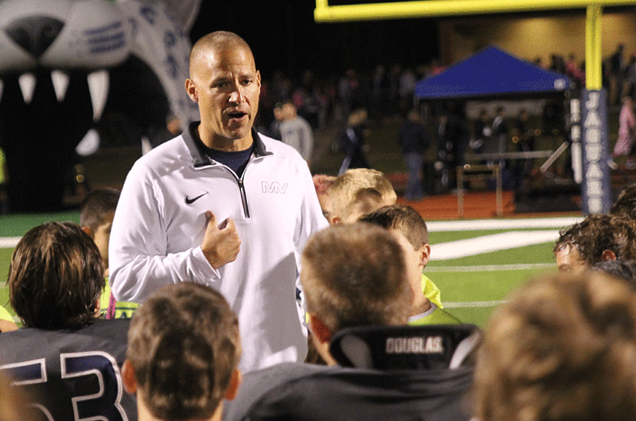 The Jaguars fell to the Staley Falcons on Friday, Oct. 3 with a final score of 28-21. Despite the loss, head coach Joel Applebee encourages the team to work hard and be ready for the next game. “Don’t let one loss ever define you, it never should, OK? Applebee said, in his postgame speech. It’s how you work, it’s how you prepare. That’s what defines you.” 