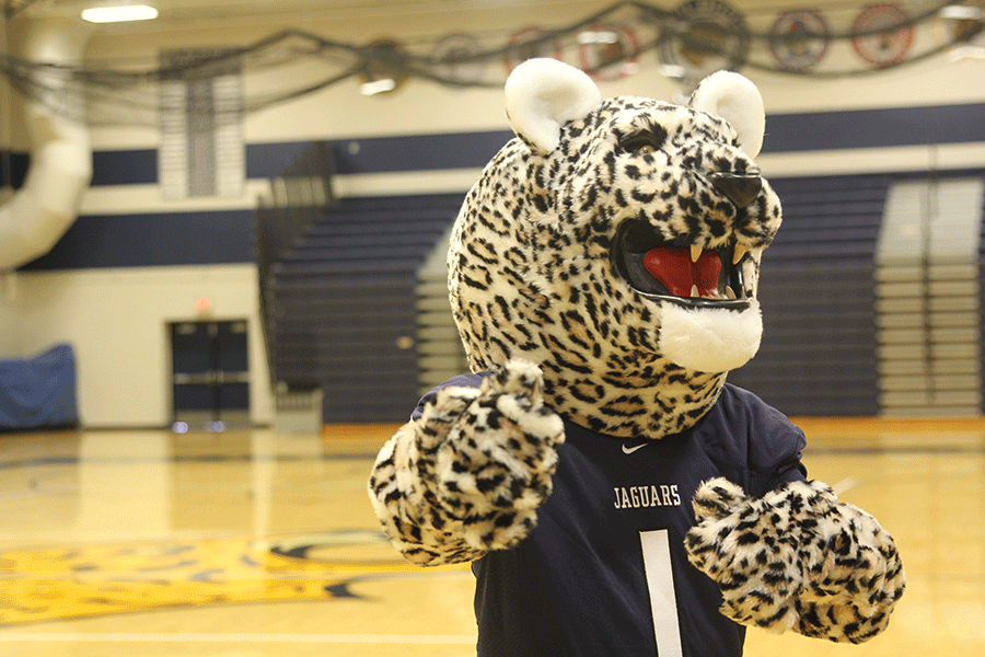 School mascot JJ acts as the face of the school