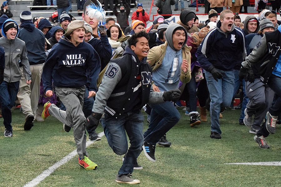 Photo Gallery: State football post-game celebration: Saturday, Nov. 28