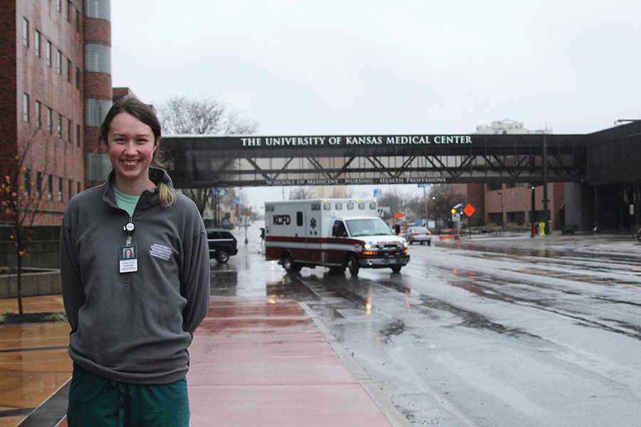 Shadowing at hospital provides medical experience for senior Hanna Ceule