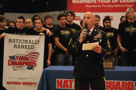 Football team recognized by MaxPreps Tour of Champions
