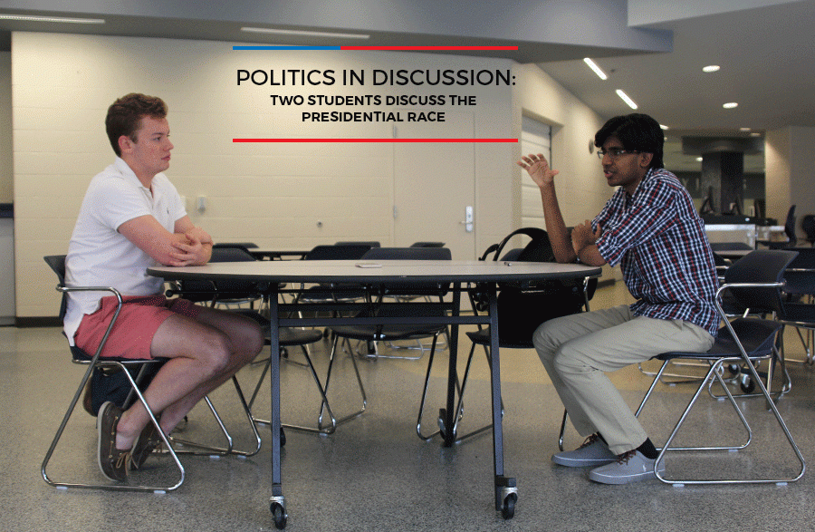 Politics in discussion: two students discuss the presidential race