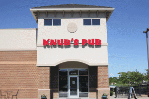 Located off Johnson Drive, Knub's Pub is an up-and-coming family restaurant that serves all types of food.