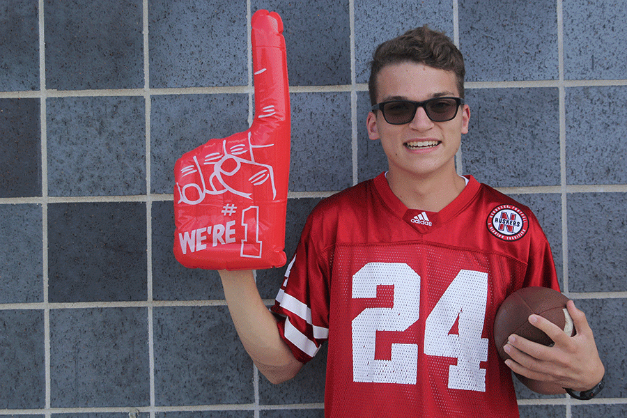 Senior Braden Shaw proves to be the biggest sports fan. Ever.