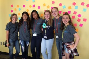 The JagPRIDE members pose for a picture after the conference.