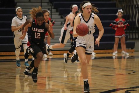 Girls basketball defeats Lansing at home