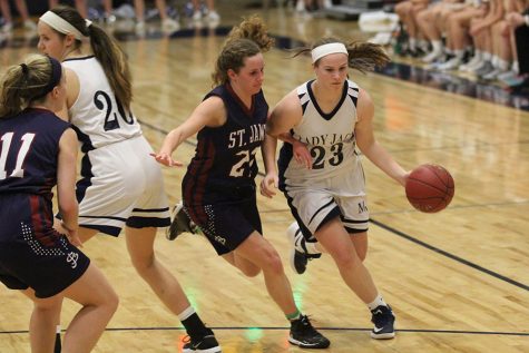 Girls basketball falls to St. James at home