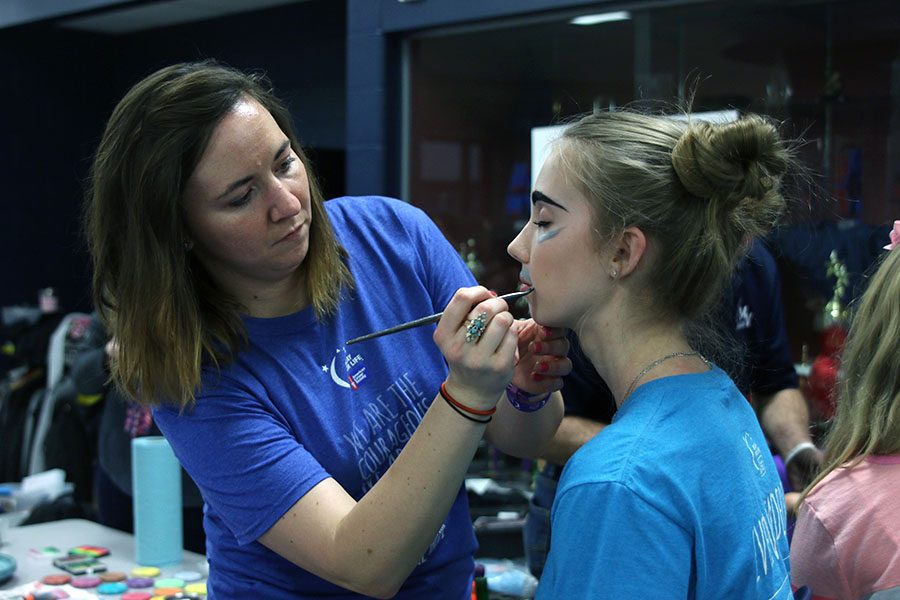 Students participate in camp fundraising activities.