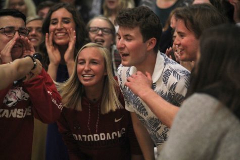 Spring pep assembly focuses on athletic achievement and prom introductions
