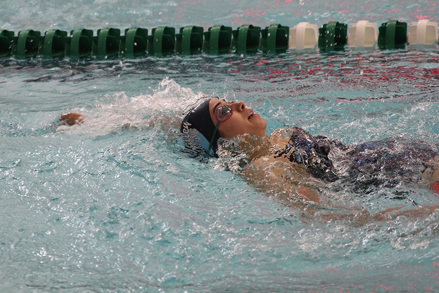 Girls swim places fourth at BVSW invitational