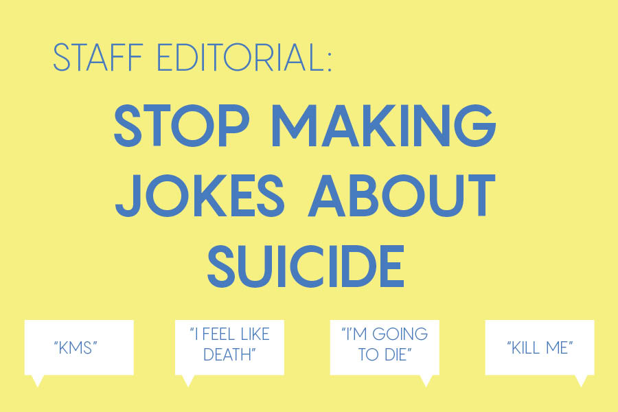 Staff editorial: Stop joking about suicide