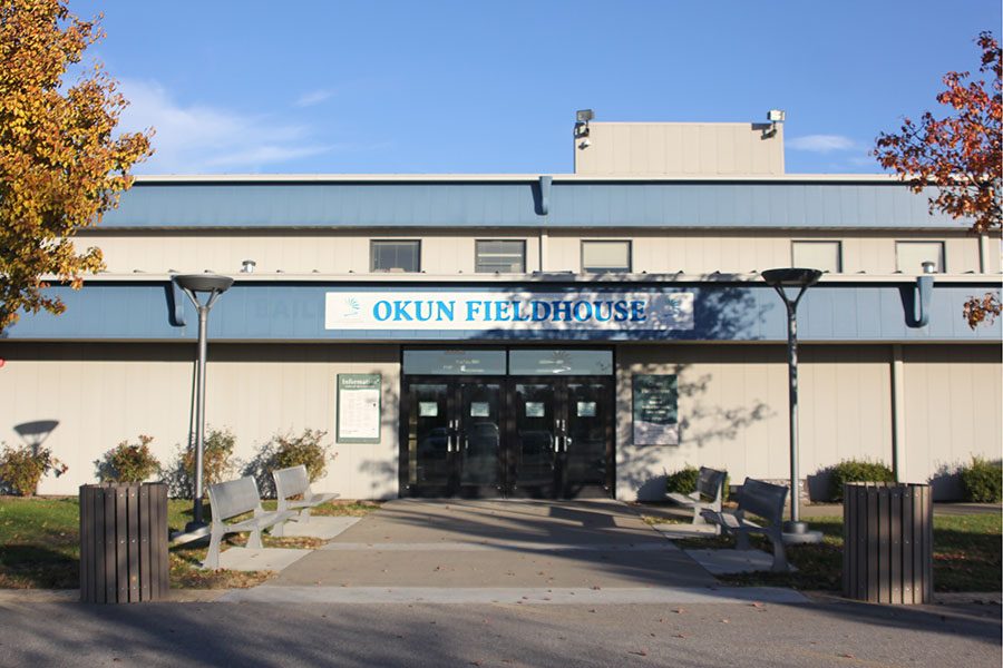 Built+in+1999%2C+Okun+Fieldhouse+features+four+basketball+courts+and+eight+volleyball+courts.+The+facility+provides+many+opportunities+for+people+in+the+community.