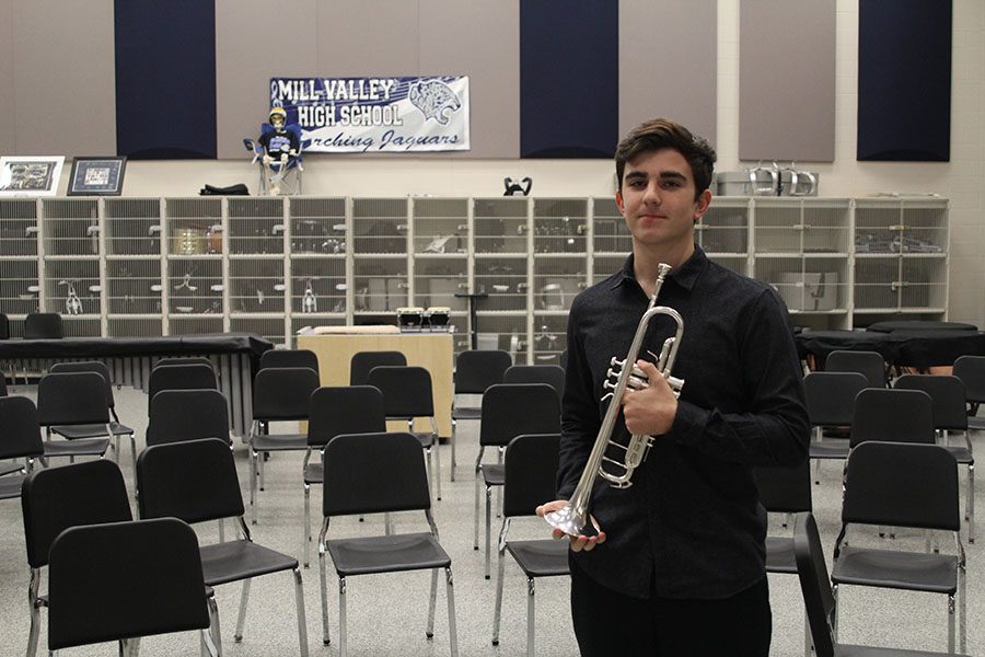 At the start of this year, freshman Jason Kingsbury purchased a professional grade trumpet for $3,000.