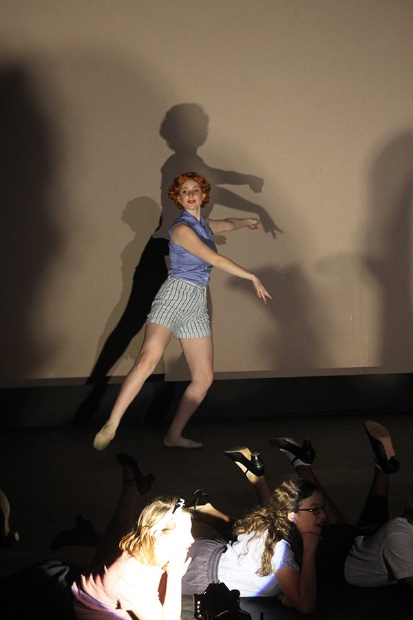 Senior Caroline Gambill dances to Shadows Waltz.