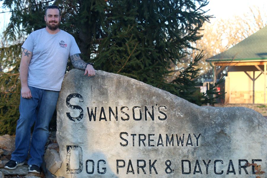 Standing in front of Swansons Streamway Dog Park and Daycare on Tuesday, Dec. 5, Brad Swanson is grateful for the land that comes with the daycare. This site and facility is kind of a once in a lifetime opportunity, said Swanson.