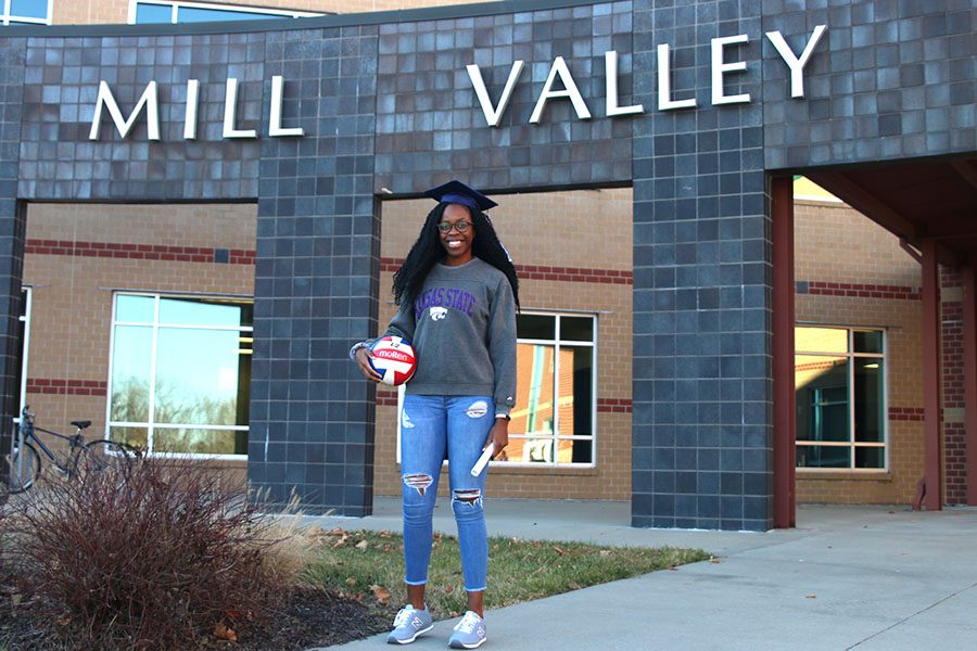 After the conclusion of first semester, senior Abigail Archibong will graduate and travel to Manhattan, KS where she will begin her first semester at Kansas State University and continue her volleyball career.
