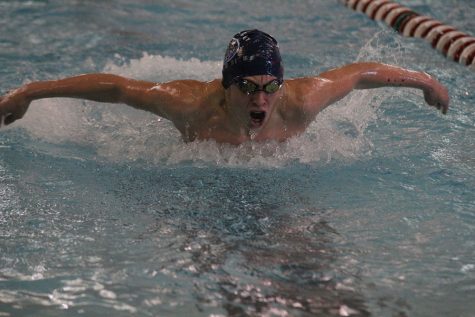 Boys swim finishes third at Blue Valley West Invitational
