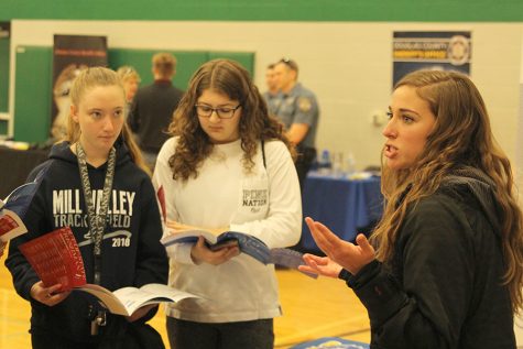 Students attend the De Soto school district’s first career fair