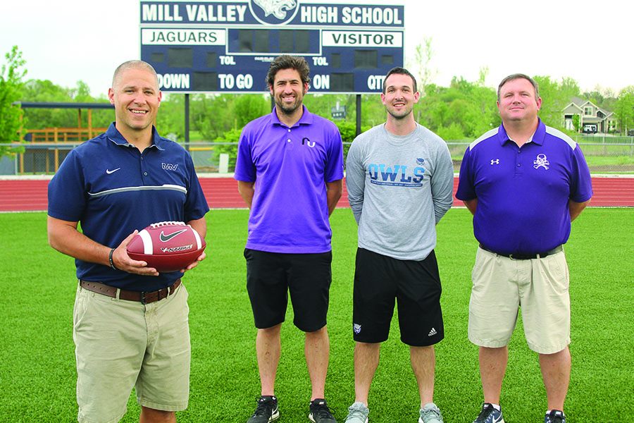 After spending time coaching at Mill Valley, coaches Mike Strack, TJ O’Neil and Rick Pollard are moving on to become head coaches at other high schools. “Ultimately we are going to make our decisions on whats best for the kids, so we can get the most out of every player in the program,” Applebee said.

