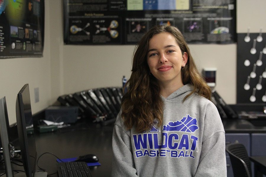 Junior Isabella Baker enjoys STEM-based classes and activities