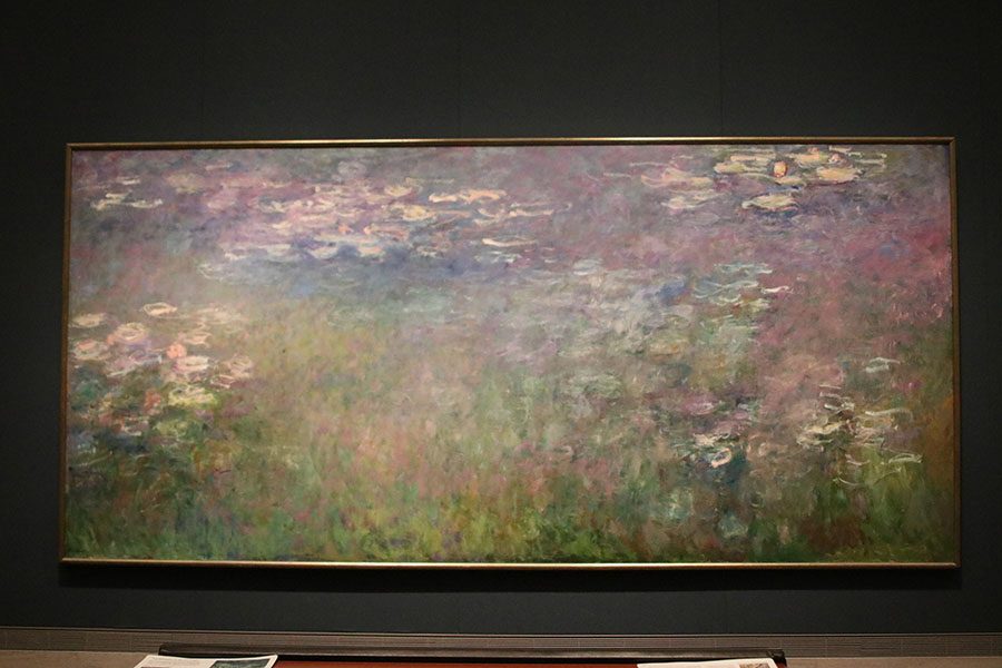 “Water Lilies,”  painted by Claude Monet from 1915-1926, was inspired by the the pond on Monet’s property.