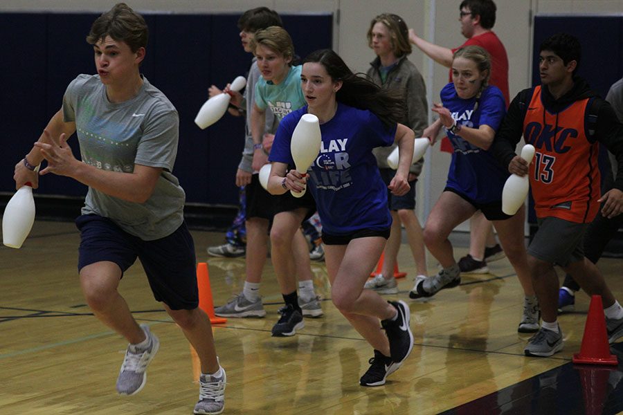 When the guards move, underclassmen make a break for it.