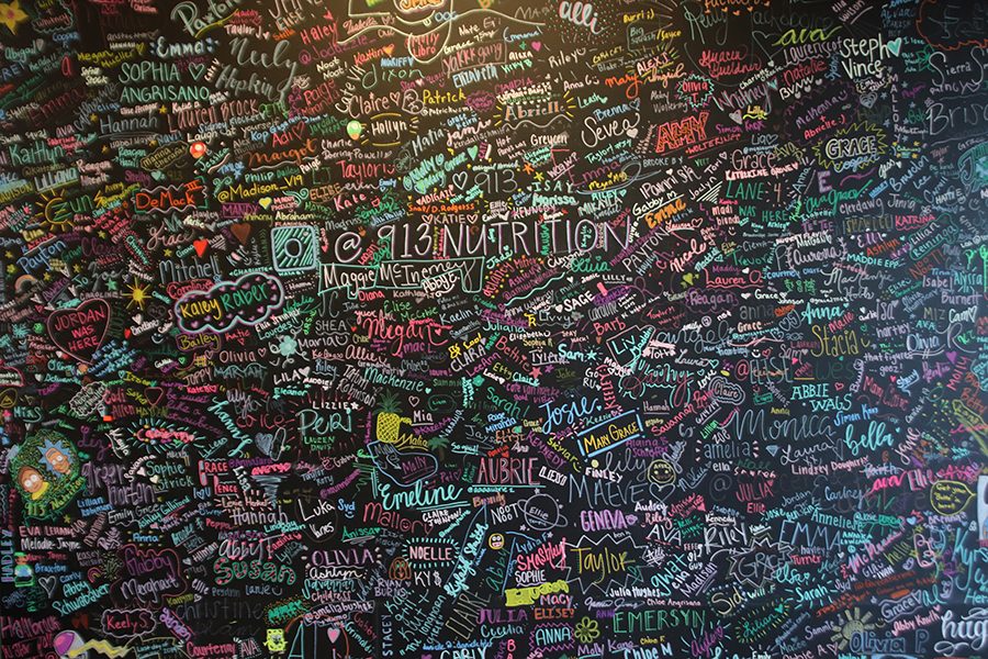 A great environment is completed with artistic touches throughout the shop.
