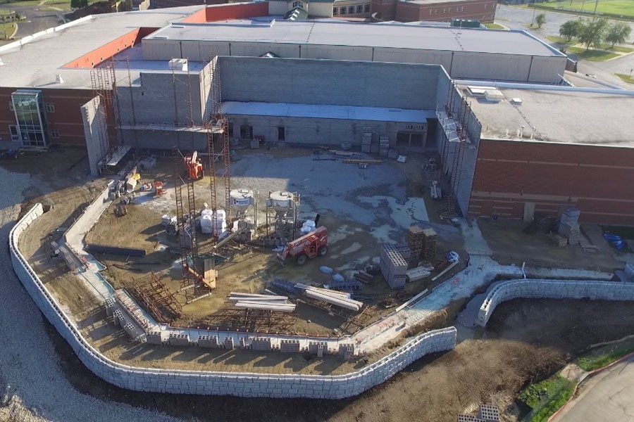 The construction of a new gym and theater has caused inconveniences and problems for a large portion of students, staff and activities. 
