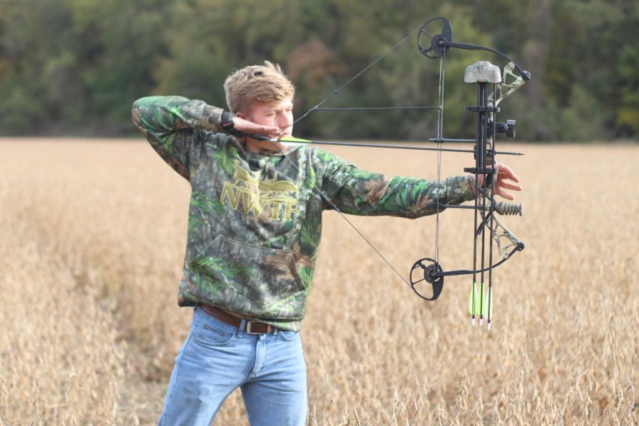 Hunting has been a way for junior Sam Myers to get outside and spend time with those who are important to him. 
