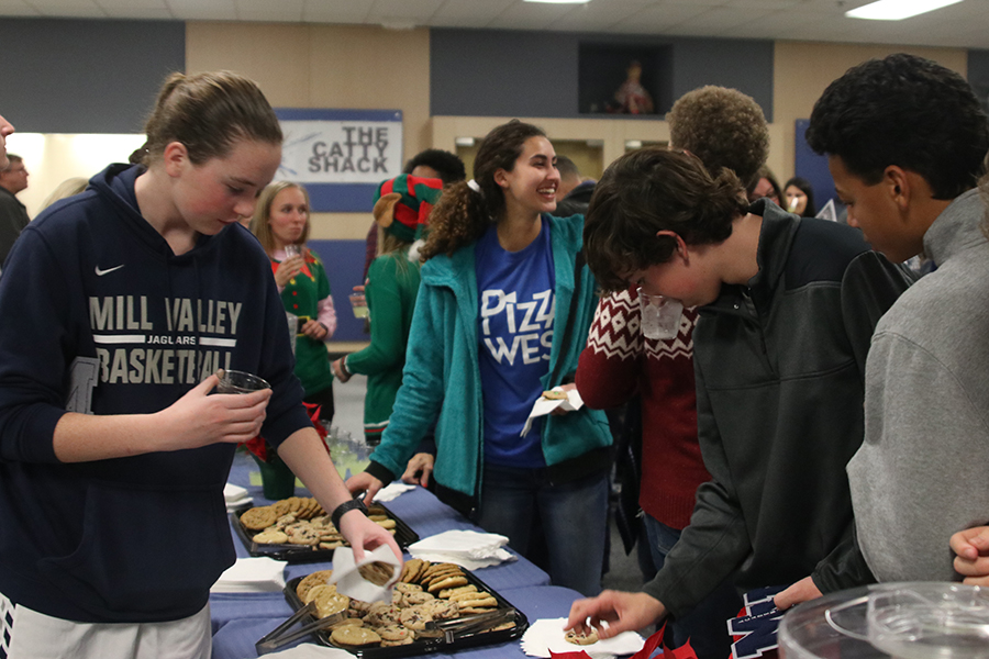 After being recognised students and parents had the opportunity to get cookies and lemonade in the commons.