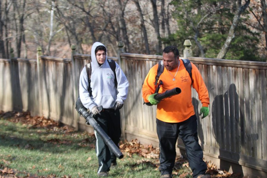 Garcia Lawn and Landscaping has been in business for 30 years, junior Vincent Garcia started working with his dad three years ago. The business specializes in lawn care and in winter Vincent and his dad also do snow removal.

