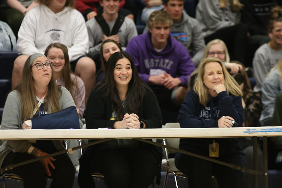 Judging all the dances, journalism teacher Dorothy Swafford, communication teacher Nicole Porter, and engineering teacher Gayle Kebodeaux.
