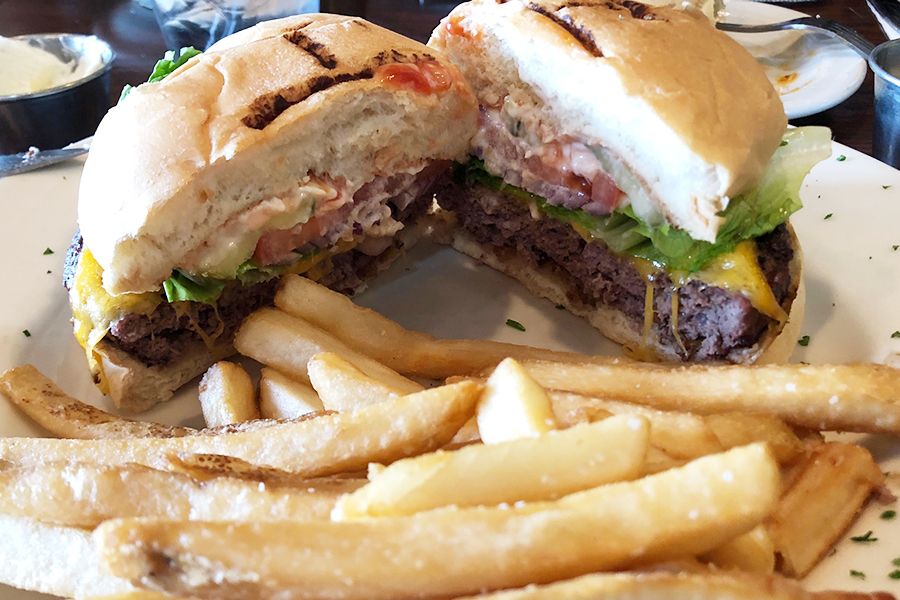 Second course: Hereford House Steakburger