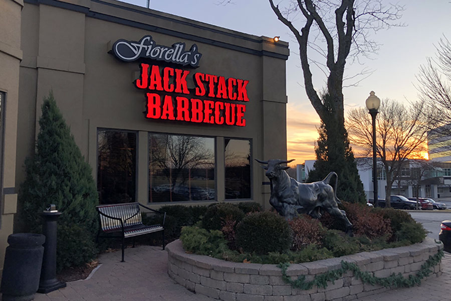 Fiorellas Jack Stack Barbecue is located on 9520 Metcalf Ave. in Overland Park.