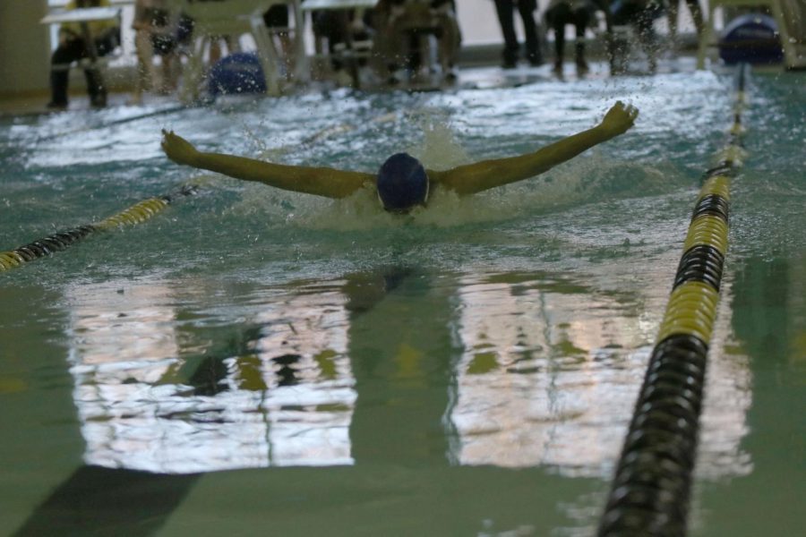 On Monday, Jan. 13, the Mill Valley boys swam in a meet at Turner High School.