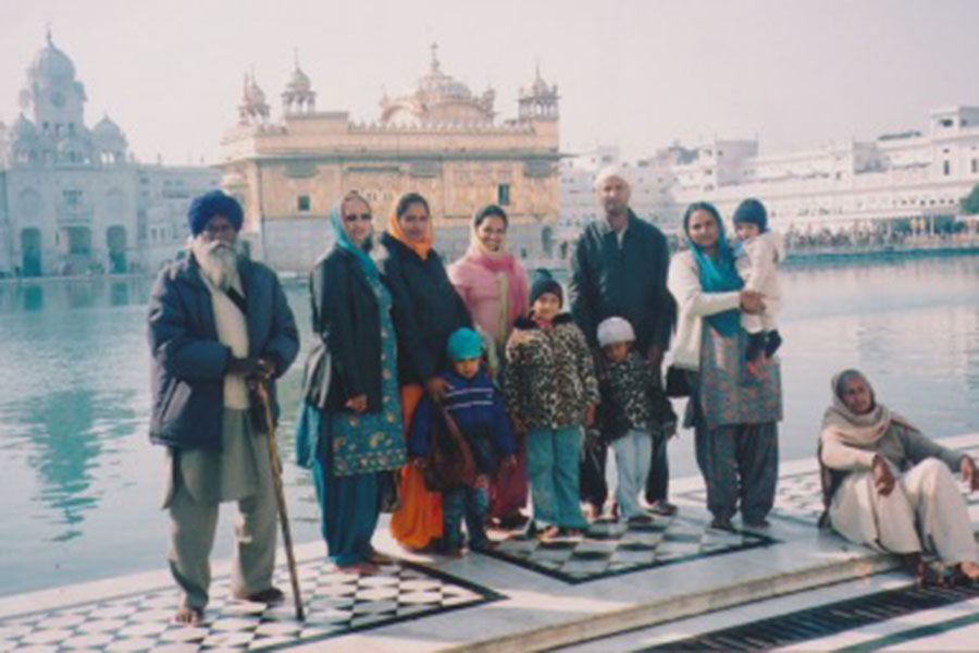 Along with her brother, junior Ashleen Toor visited Punjab, India when she was three years old.