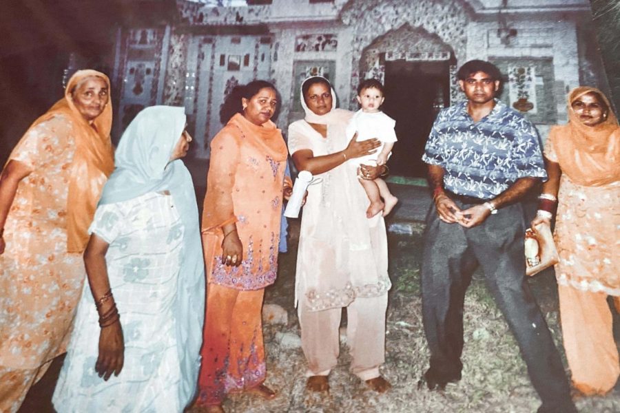 For his first birthday, freshman Amit Kaushal visited his family in  Punjab, India