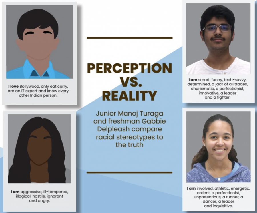 Racial stereotypes are often innacurate representations of individuals. Junior Manoj Turaga and freshman Gabby Delpleash redefine these stereotypes.