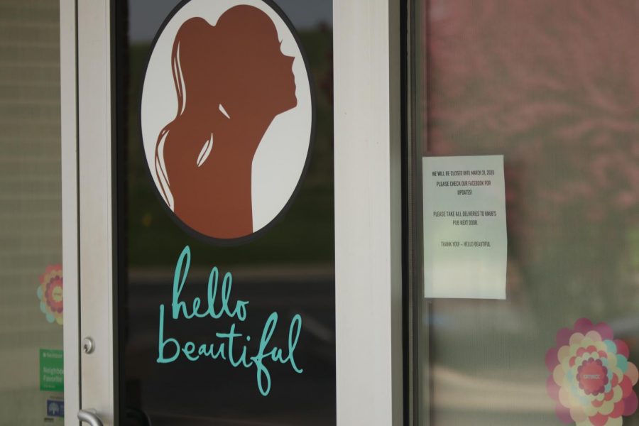 Prior to the Kansas stay-at-home order, local business owner Anh Nguyen closed her beauty salon Hello Beautiful to prevent the possible spread of COVID-19 among her clients and employees.