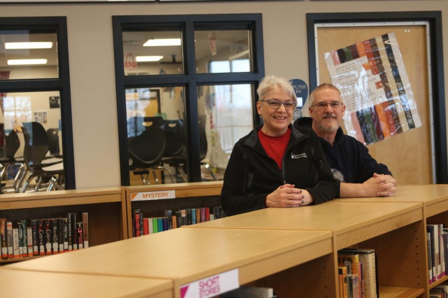 Gifted services facilitator Carmen Shelly and librarian Andy Shelly have made the decision to retire from working at the school after 20 years. 