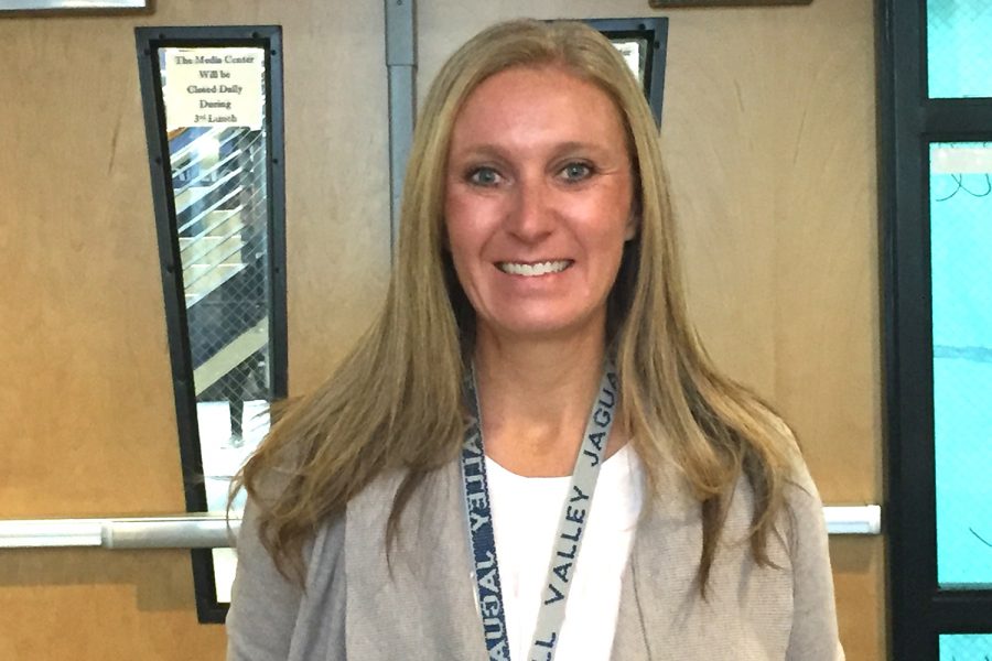 New Media Specialist Ashley Bennett transferred from teaching English at Monticello Trails Middle School.

