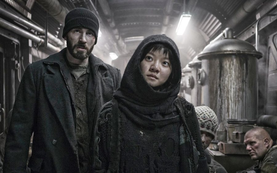 Chris Evans and Asung Ko starred in the 2013 sci-fi movie Snowpiercer.