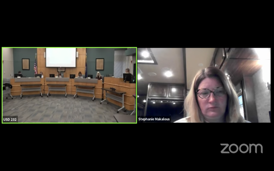 The board meets via Zoom for their Monday, March 22 meeting. 