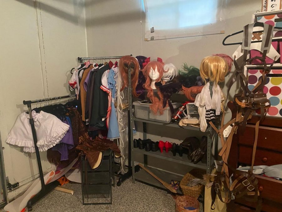 Sophomore Maddie Hanna participates in a variety of unique hobbies, including cosplay, and has a vast collection of costume pieces and accessories.