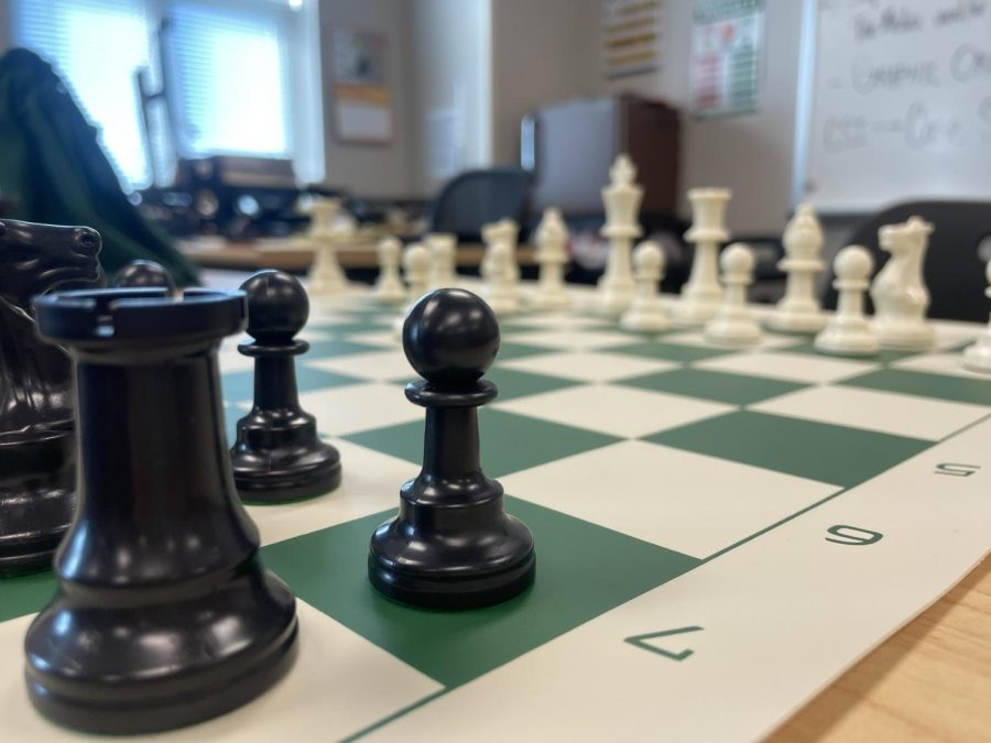 Started by junior Isaac Steiner, chess club meets on Mondays in Mr. Waldens room 