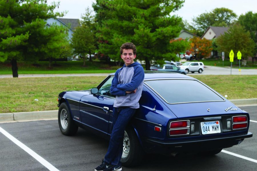 Charles Beal posing with his 1947 Nissan Datsun 260Z on Sunday, October 31st. 