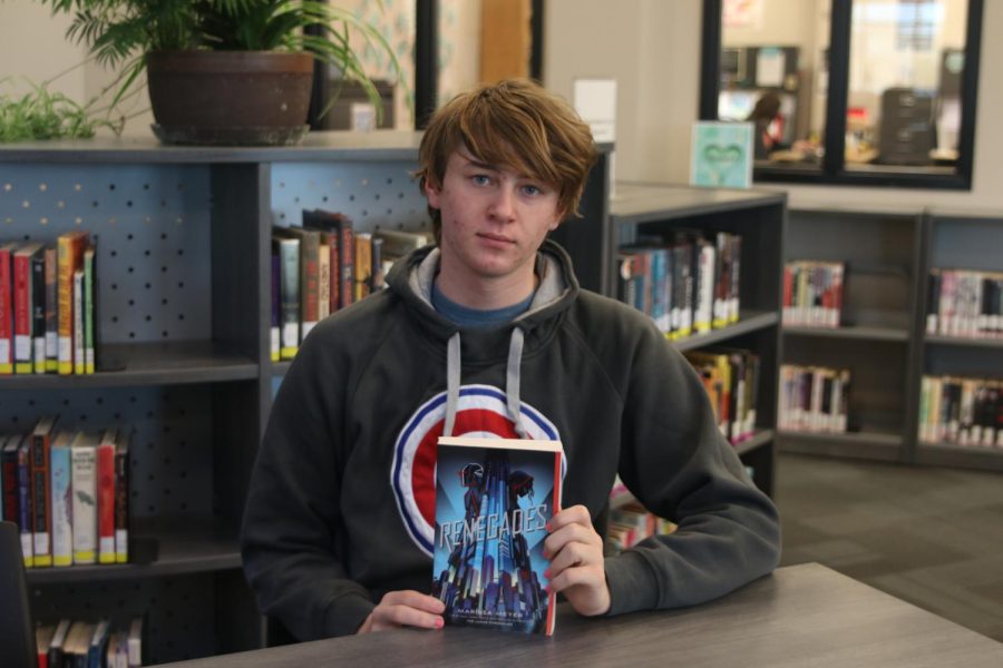 Freshman Carter Tollman recommends the book “Renegades”